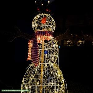 Christmas Light display at 37 Squires Avenue, Seaton