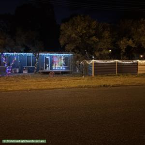 Christmas Light display at 2 Underdown Street, Gillen
