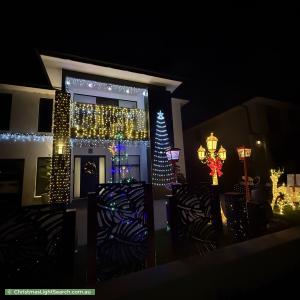 Christmas Light display at 10 Fernleaf avenue, Keysborough