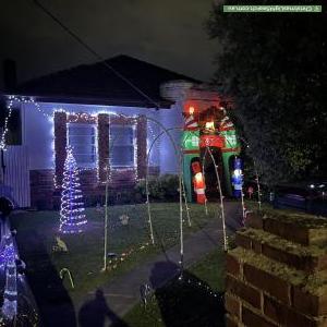 Christmas Light display at 255 Koornang Road, Carnegie