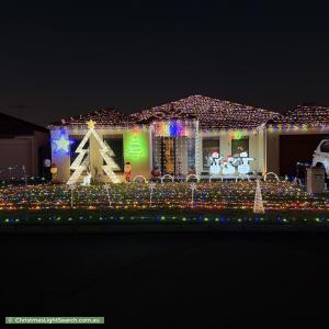 Christmas Light display at 15 Kanji Loop, Atwell