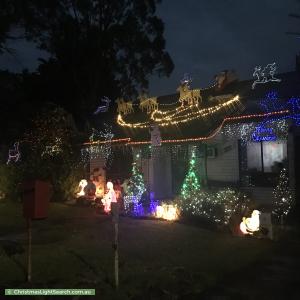 Christmas Light display at 84 Vale Street, Moe