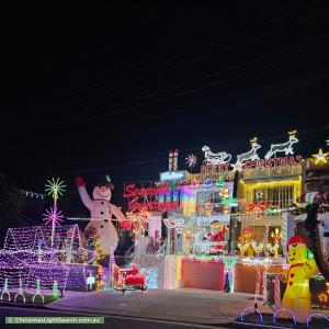 Christmas Light display at 8 Goodin Road, Baulkham Hills