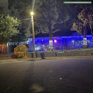 Christmas Light display at 7 Dennis Court, Bayswater