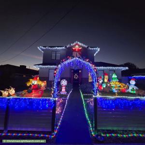Christmas Light display at 15 White Avenue, Bayswater North