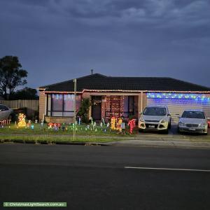 Christmas Light display at 22 Princes Avenue, Longwarry