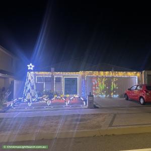 Christmas Light display at 30 Roulettes Parade, Clarkson