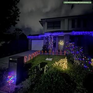 Christmas Light display at 9A Jacaranda Avenue, Cheltenham