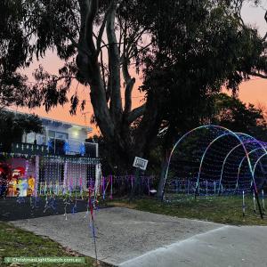Christmas Light display at 45 Goldensands Road, Cape Woolamai