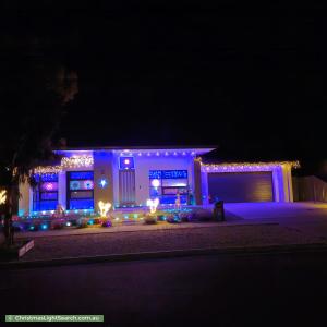 Christmas Light display at 38 Marxsen Parade, Lucas