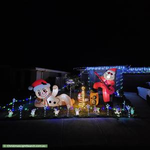 Christmas Light display at 7 Shaheen Court, Melton West