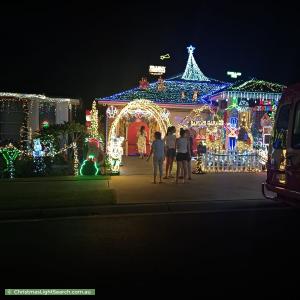 Christmas Light display at  Walseley Crescent, Gledswood Hills