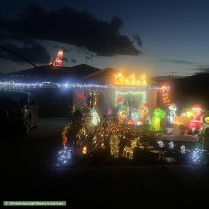 Christmas Light display at 28 Bonneville Parade, Pakenham