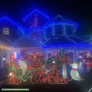 Christmas Light display at 10 Belvoir Gardens, Derrimut
