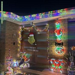 Christmas Light display at 17 Beresford Drive, Boronia