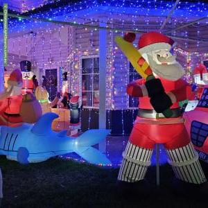 Christmas Light display at 10 Belvoir Gardens, Derrimut