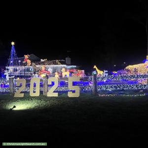 Christmas Light display at 90 Chestnut Avenue, Armidale