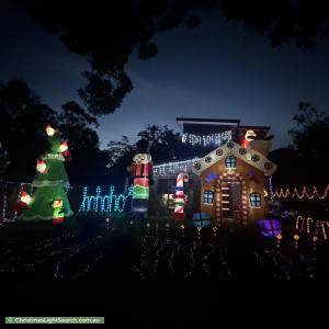 Christmas Light display at 5 Lemnos Street, Croydon