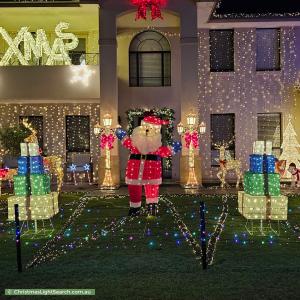 Christmas Light display at 33 Sir Warwick Fairfax Drive, Harrington Park