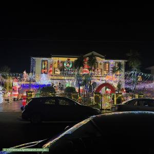 Christmas Light display at 50 Blantyre Avenue, Chelsea