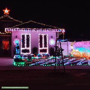 Christmas Light display at 8 Navajo Way, Eglinton