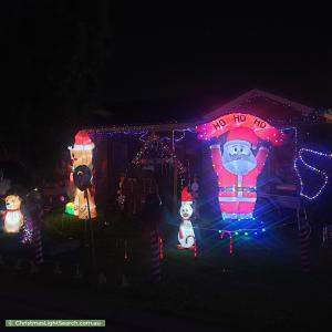 Christmas Light display at 89 Melissa Way, Pakenham
