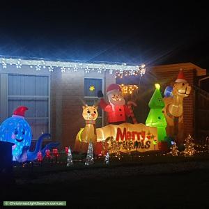 Christmas Light display at 91 Melissa Way, Pakenham