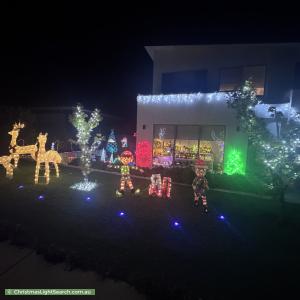 Christmas Light display at 6 Arney Close, Taylor