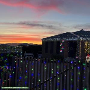 Christmas Light display at  Vasili Court, Oakdowns