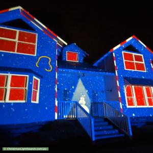 Christmas Light display at 8 Stradbroke Road, Montrose
