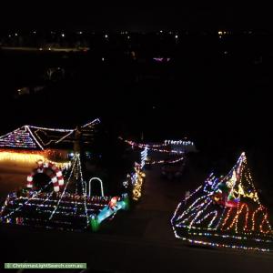 Christmas Light display at 30 Sharpe Court, Berwick