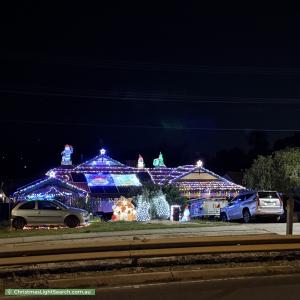Christmas Light display at 361 Grenfell Road, Redwood Park