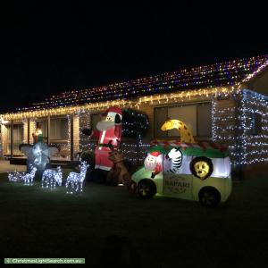 Christmas Light display at 7 Keysor Place, Milperra