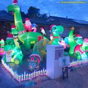Christmas Light display at 8 Bella Court, Morphett Vale