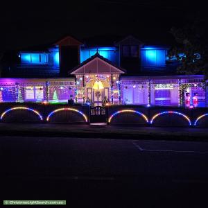 Christmas Light display at 88 Parkhill Road, Kew