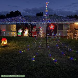 Christmas Light display at 13 Palomino Parade, Wynn Vale