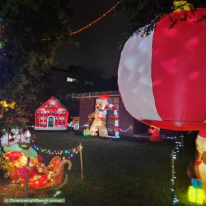 Christmas Light display at 8 Boyne Street, Rowville