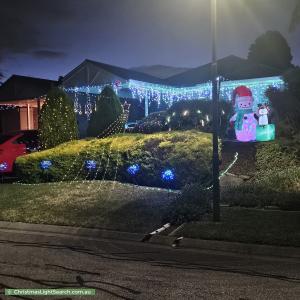Christmas Light display at 8 Bryant Court, Golden Grove