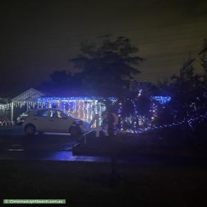 Christmas Light display at 42 Hyssop Drive, Hallam