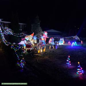 Christmas Light display at 120 Willowbend Road, Kingston
