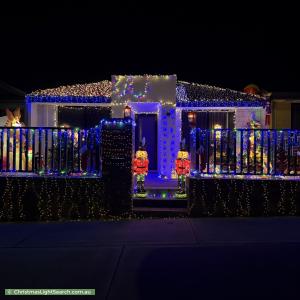 Christmas Light display at 16 Castello Crescent, Byford
