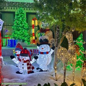 Christmas Light display at 15 Boronia Street, Bentleigh East
