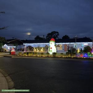 Christmas Light display at 7 Garrick Street, Fadden