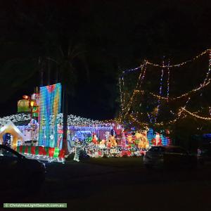 Christmas Light display at 3 Laura Place, Saint Clair