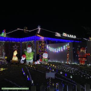 Christmas Light display at 12 Sharman Vista, Ellenbrook