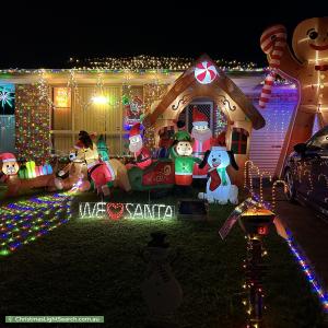 Christmas Light display at 73 Hindmarsh Street, Cranebrook