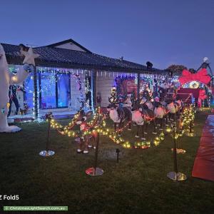 Christmas Light display at 1 Diamond Drive, Cardigan Village