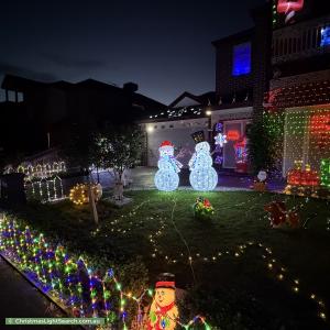 Christmas Light display at 23 Southampton Drive, Point Cook