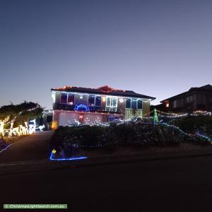 Christmas Light display at 123 Willowbend Road, Kingston