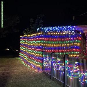Christmas Light display at 47 Nash Road, Bunyip